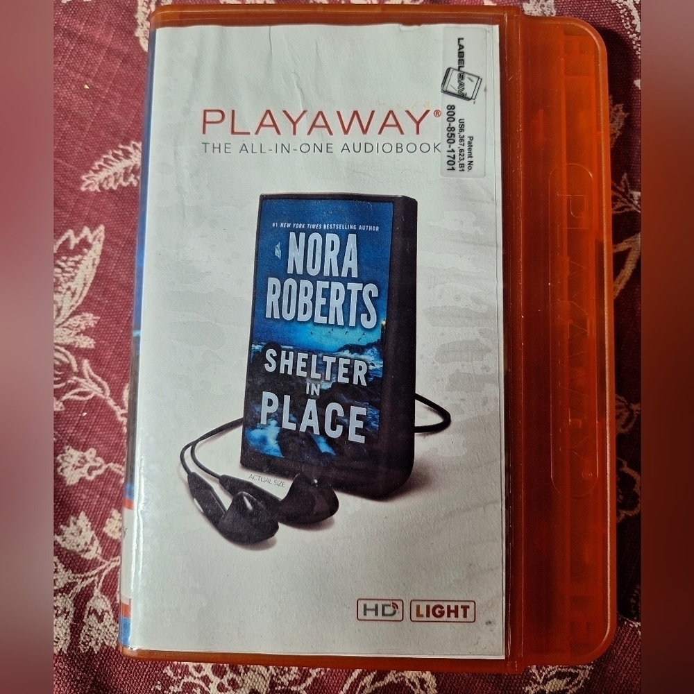 NORA ROBERTS SHELTER IN PLACE PLAYAWAY AUDIO BOOK